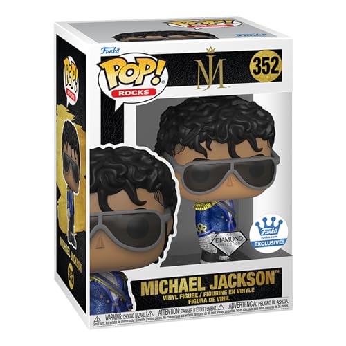 FUNKO Pop ! ROCKS – (352) Michael JACKSON DIAMOND MJ (1984) Special Edition 9 cm - Les Beatles, Paul McCartney, John Lennon, RIngo Starr, George Harrison FUNKO Pop ! ROCKS - (352) Michael JACKSON DIAMOND MJ (1984) Special Edition 9 cm – Image 4