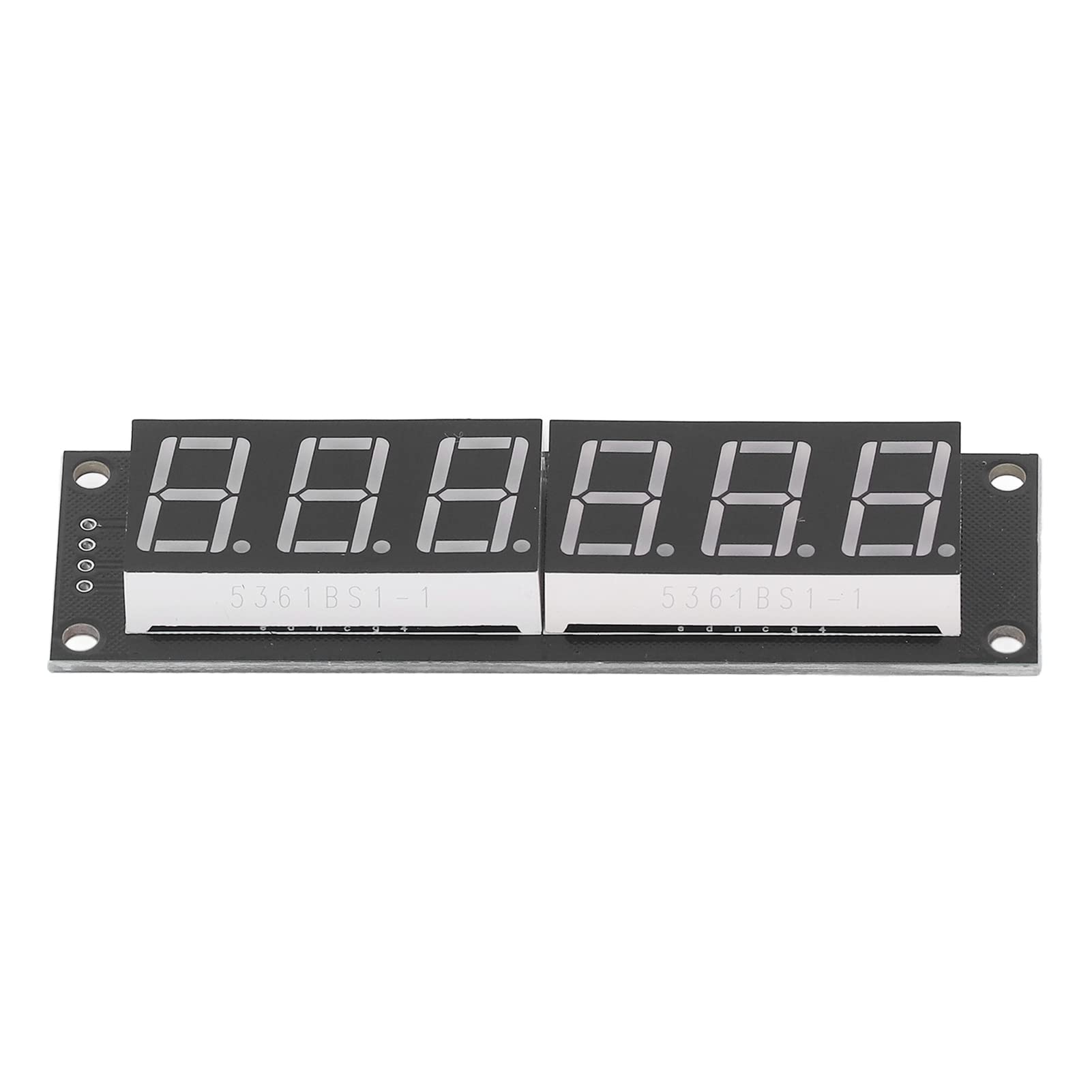 Red LED Display Module 6 Digit 7 Segment 0.56in TM1637 Digital Board Easy Installation Stable for Wide Electronics Application