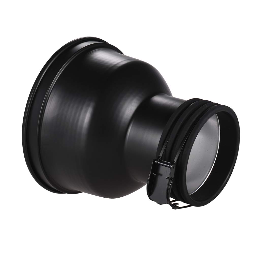 Akozon Metalowy Reflektor z Zoomem Klosz Lampy Błyskowej Fotografia o Szerokości 19,5 Cm Standardowa Czasza Dyfuzora Stop Aluminium