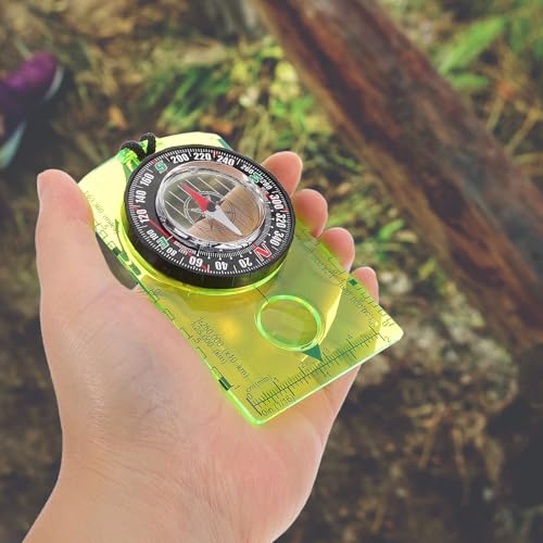 Brújula acrílica multifuncional para camping y senderismo miniatura 6