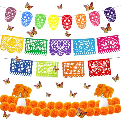 Dia De Los Muertos Ofrenda Decorations for Day of the Dead Altar 59 Pcs - image 1