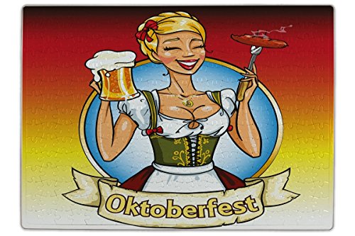 Preisvergleich Produktbild LEotiE SINCE 2004 Puzzle Welt Reise Oktoberfest Bedruckt 120 Teile