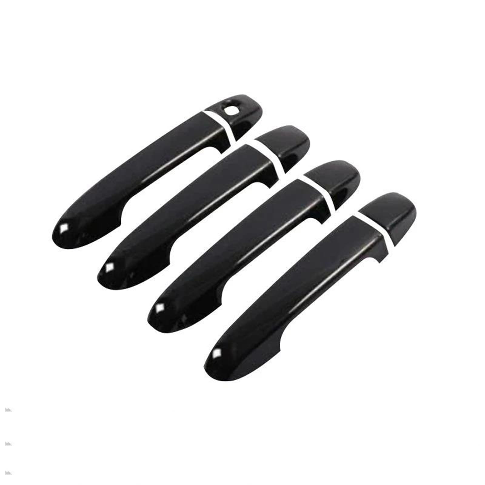 NOHEEU Car Exterior Door Handle Trim Cover Parts for Toyota for Prius C NHP10 for Aqua 2012-2019(Style 1)