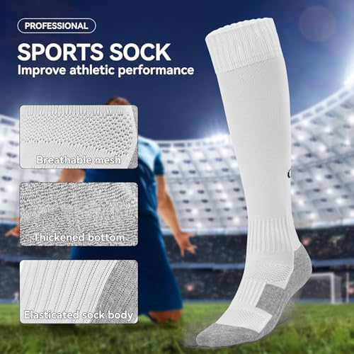 likloks Light Compression Socks (8-15 mmHg) - Cushioned, Arch Support, Breathable - Crew/Over-the-Calf/Knee High - 3 Pairs2