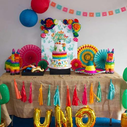 1 pezzo Happy Birthday Fiesta, decorazione per