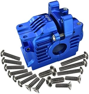 Traxxas Rustler 4X4 VXL (67076-4) Upgrade Parts Aluminum Rear Gear Box - 1 Set Blue