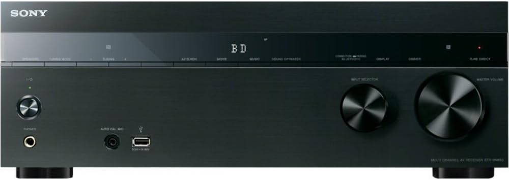 Sony STR-DN850 7.2 Channel 4K AV Receiver (Built-in Wi-fi & Bluetooth)