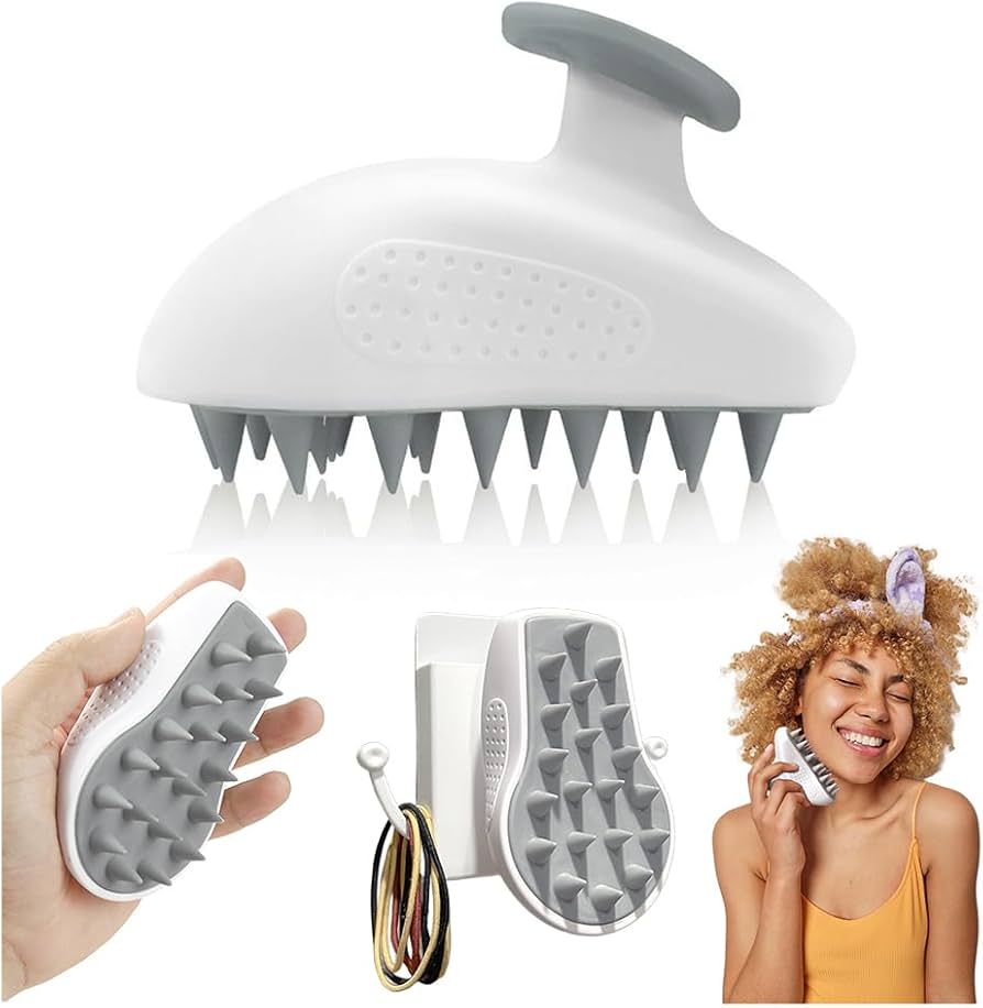 Amazon.co.jp: シャンプーブラシ シリコン 頭皮マッサージ 6ピース