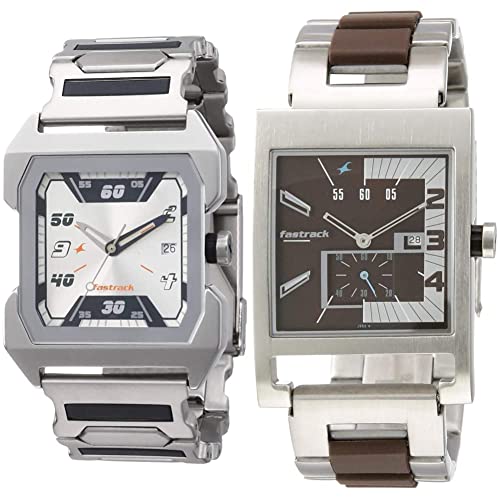 Image of Fastrack Party Analog Silver Dial Men's Watch-NL1474SM01 /NP1474SM01