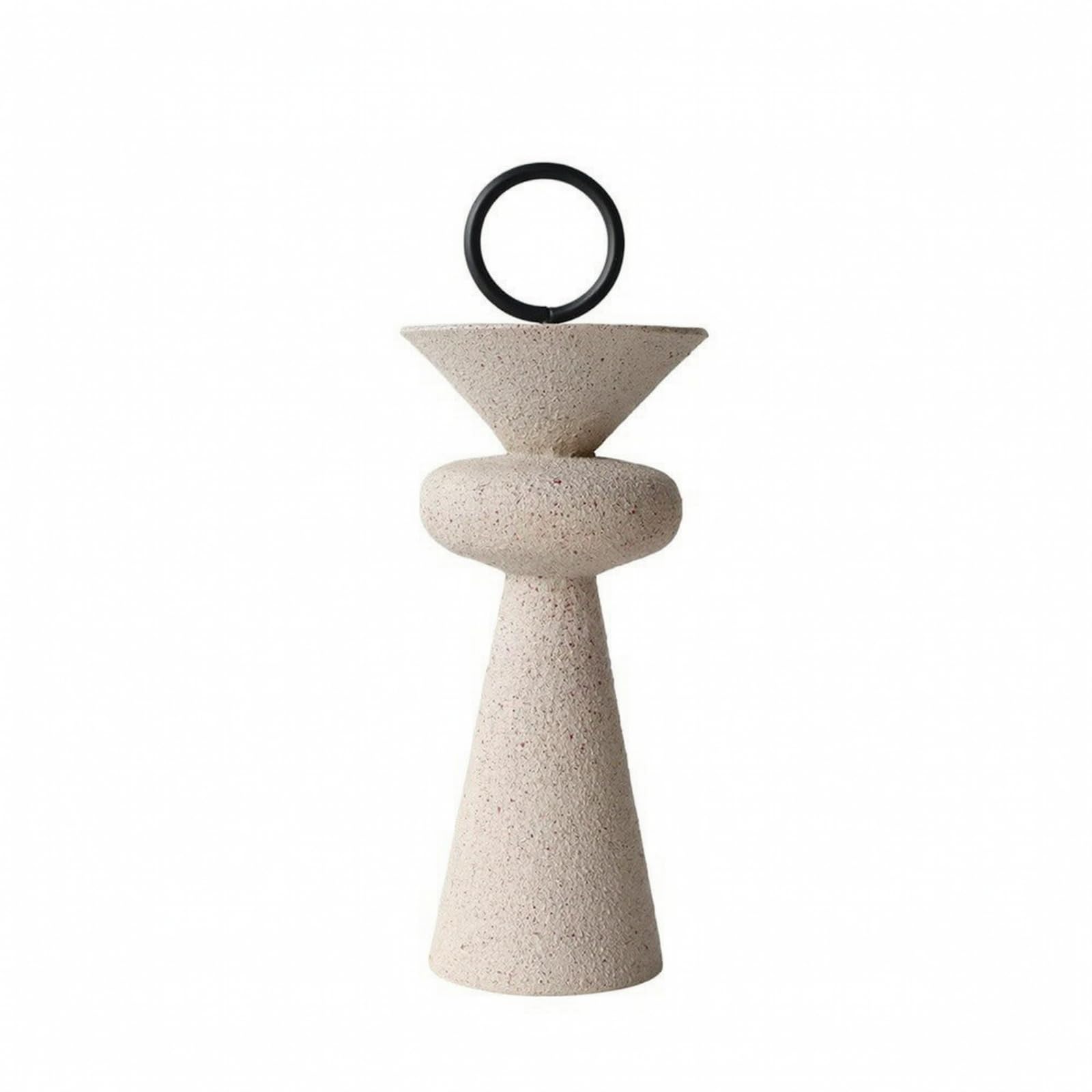 MagiDeal Adorno Geométrico Resina Artística | Abstracto, Estatua Mesa, Efecto Piedra, coración, para Salón, Recibidor, Estilo D