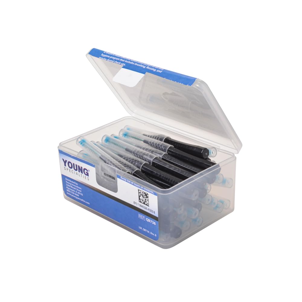 Young Dental QB736 OrthoQuest Q Brushes Size #7 36/Bx