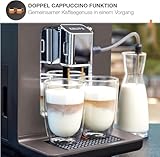 Krups EA895N Kaffeevollautomat Evidence One | One-Touch-Cappuccino | Doppel-Tassen-Funktion | 12 Getränkespezialitäten | Farbdisplay | 2,3L Wassertank | 1450 Watt - 2
