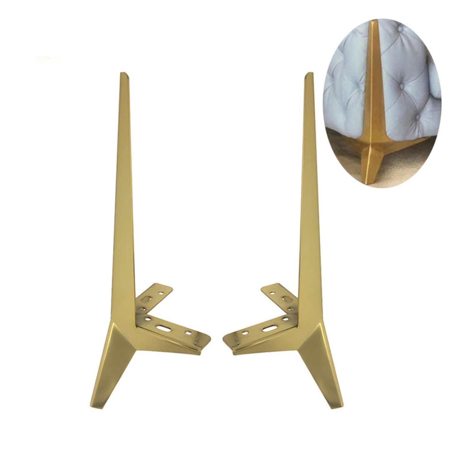 OGRAFF Pies Muebles Piernas De Muebles Metal Soporte De Soporte De Trabajo Pesado para Mesa Sofá Sofá Silla Pies Esquina Protector Partes