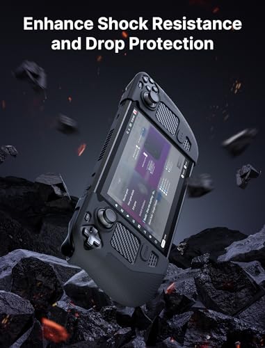 JSAUX Silicone Grip Protection Case Compatible for Steam Deck, Steam Deck Grip, Steam Deck GripSkin,