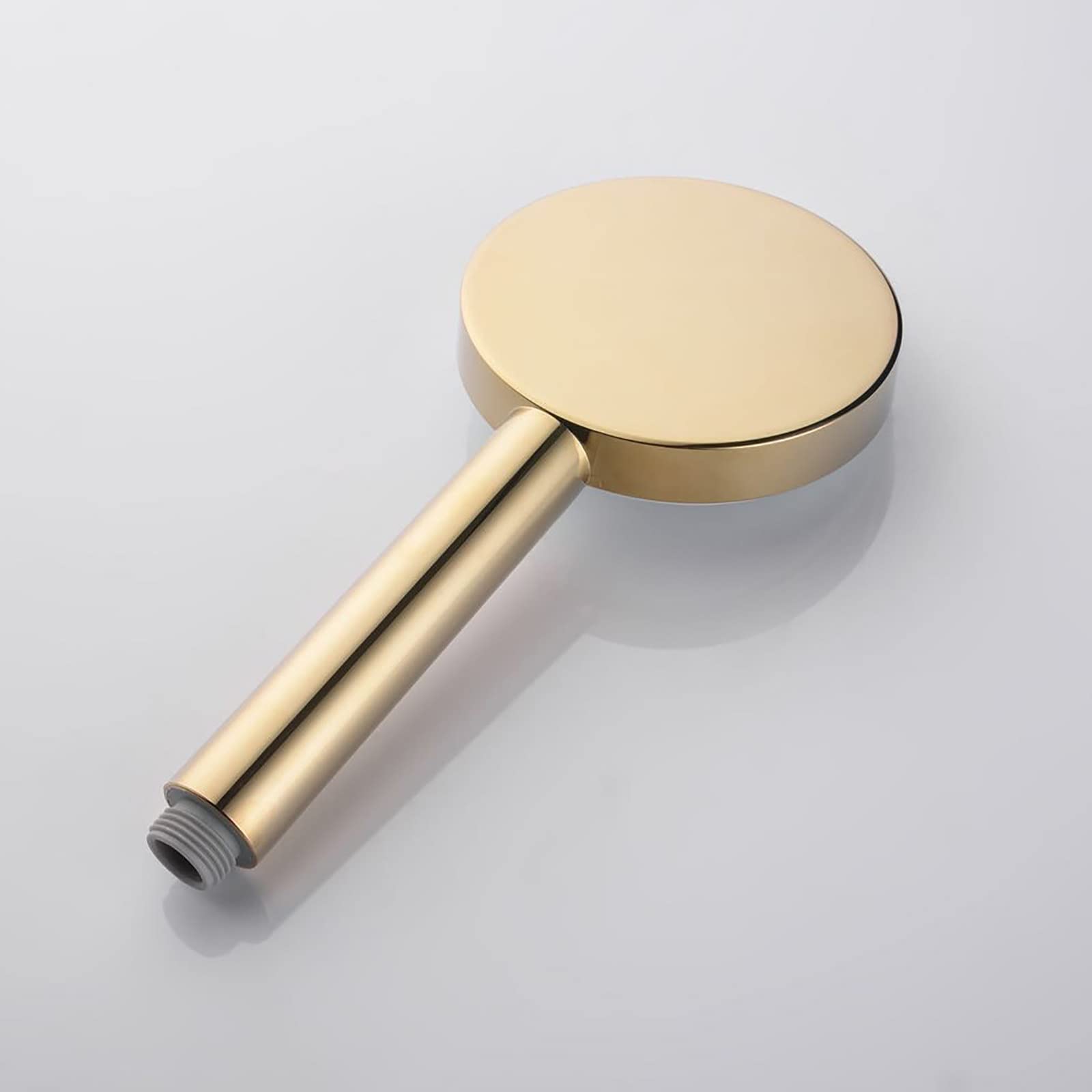Alcachofa Ducha Alta Presión 3 Modos, ABS Antical Alcachofa de Ducha de Mano con Manguera 1.5M, Soporte, G1/2 Ajuste Universal Oro Duchas de Baño Alcachofa, Fácil de Instalar