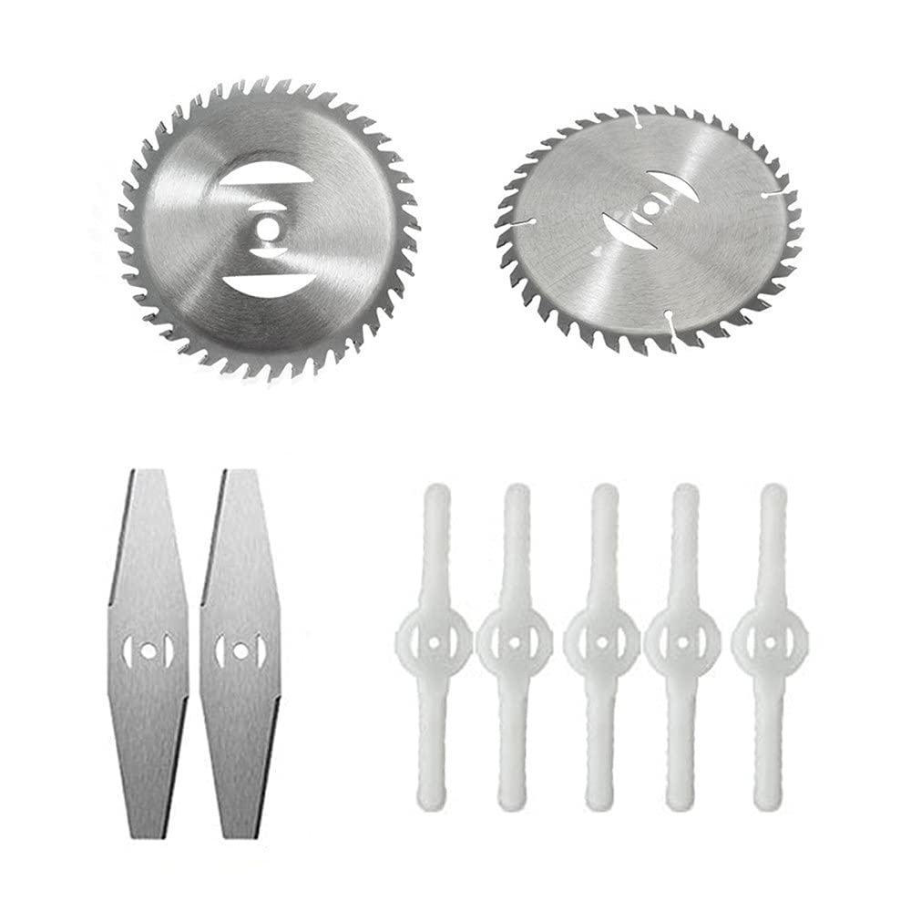 15 PCS Strimmer Blades Lawn Mower Blades Metal Blade Strimmers Replacement Accessories for Outdoor Tough Weeds Undergrowth Grass Cutting