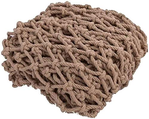 Filet d'escalade en corde de chanvre naturel pour protection de balcon et cabane enfant