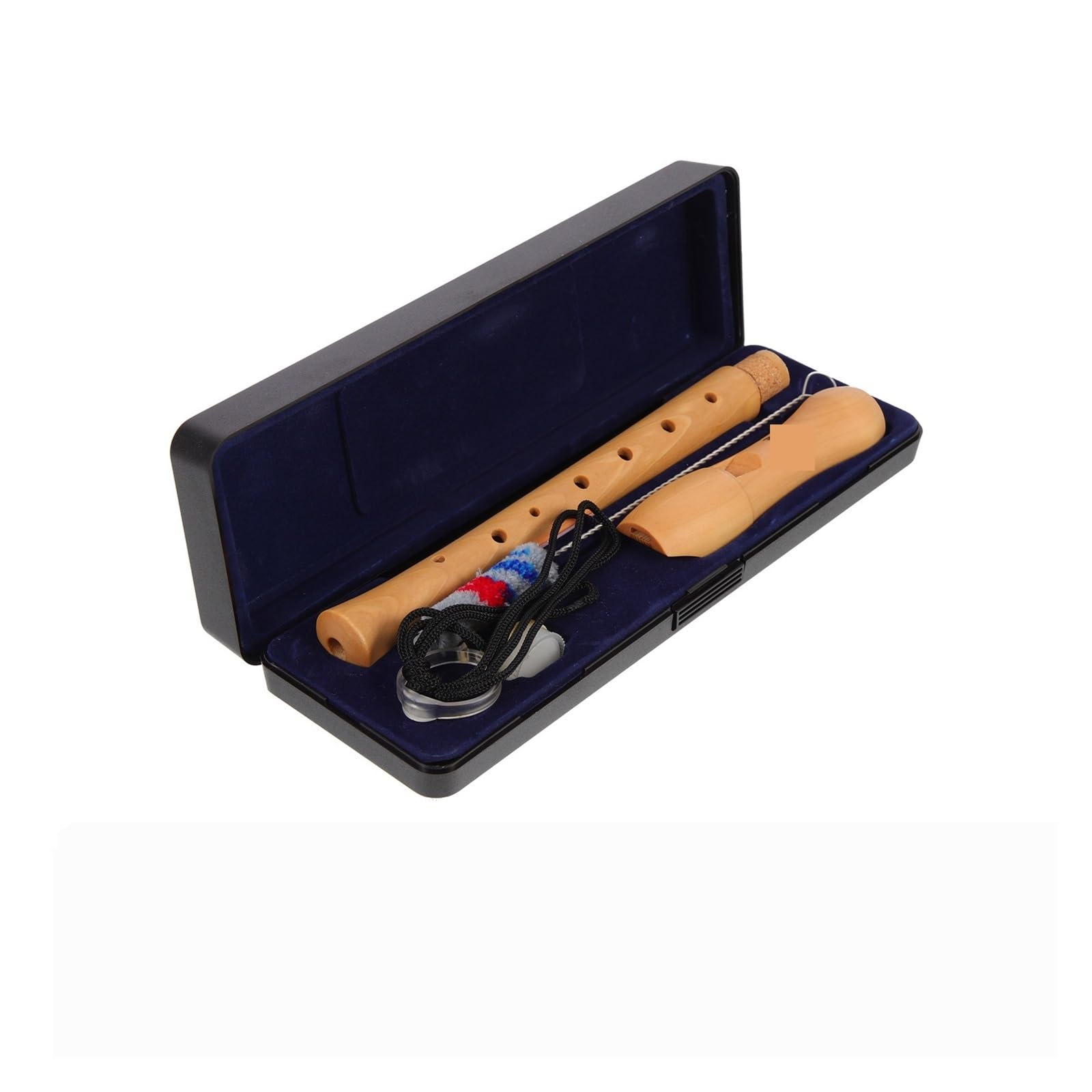 Holzblockflöte 1 Satz 8-Loch-Sopranflöte aus Holz mit hoher Tonhöhe for Anfänger, glatt und einfach