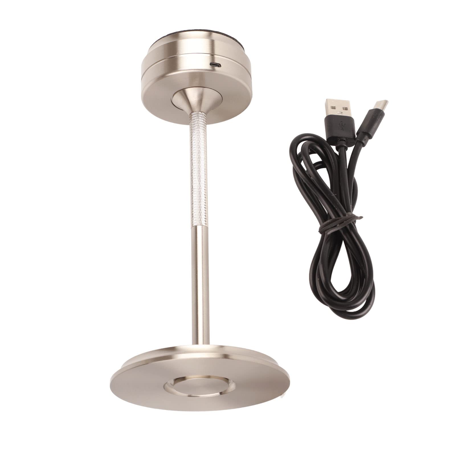 Lámpara de mesa LED recargable, Lámpara de mesa LED inalámbrica, Lámpara de escritorio LED Lámpara de escritorio LED Ajuste de brillo Iluminación de 360 grados Lámpara de mesa de aluminio