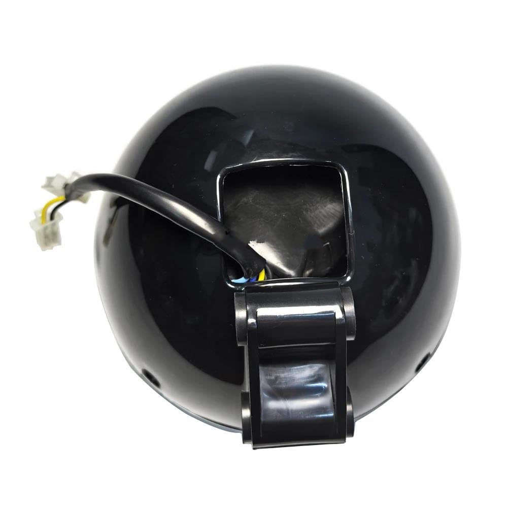 para Keeway para Superlight 125 150 200 QJ200-2G Faro Delantero Redondo Cromado para Motocicleta Conjunto De Faro Faros Delanteros para Moto