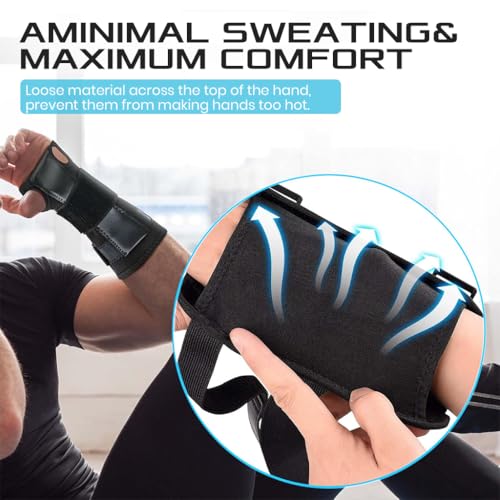 Image of HANNEA Wrist Band for Pain Relief Adjustable Compression Wrist Support for Right and Left Hand, Carpal Tunnel Wrist Splint, Wrist Brace for Arthritis, Tendonitis, Sprains