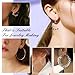TOAOB 300pcs Jump Rings Round Wine Glass Rings Gold Silver Earring Beading Hoops Component Accessories 20mm to 35mm Jewelry Findings for DIY Jewelry Making