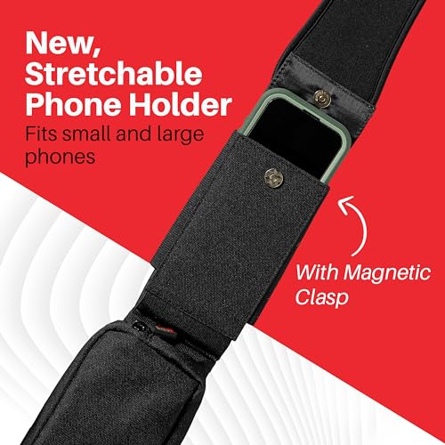 Passport CrossBody Bag - 3x Pocket Tactical Sling for your Travel Essentials…3