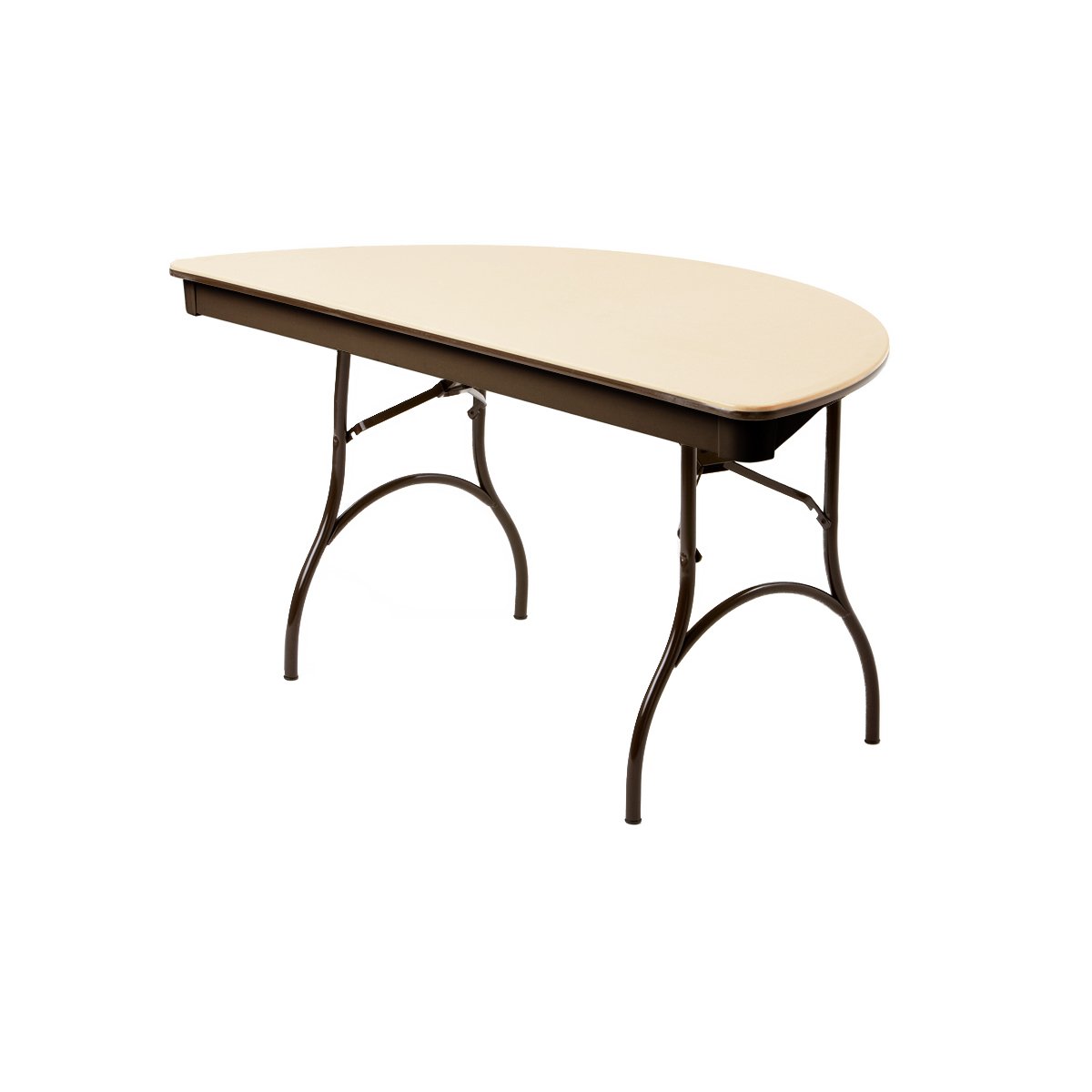 MityLite ABS Plastic 60" Half Round Folding Table - Arrives Fully Assembled