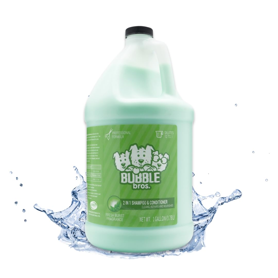 Bubble Bros. 2 in 1 Moisturizing Dog Shampoo and Conditioner