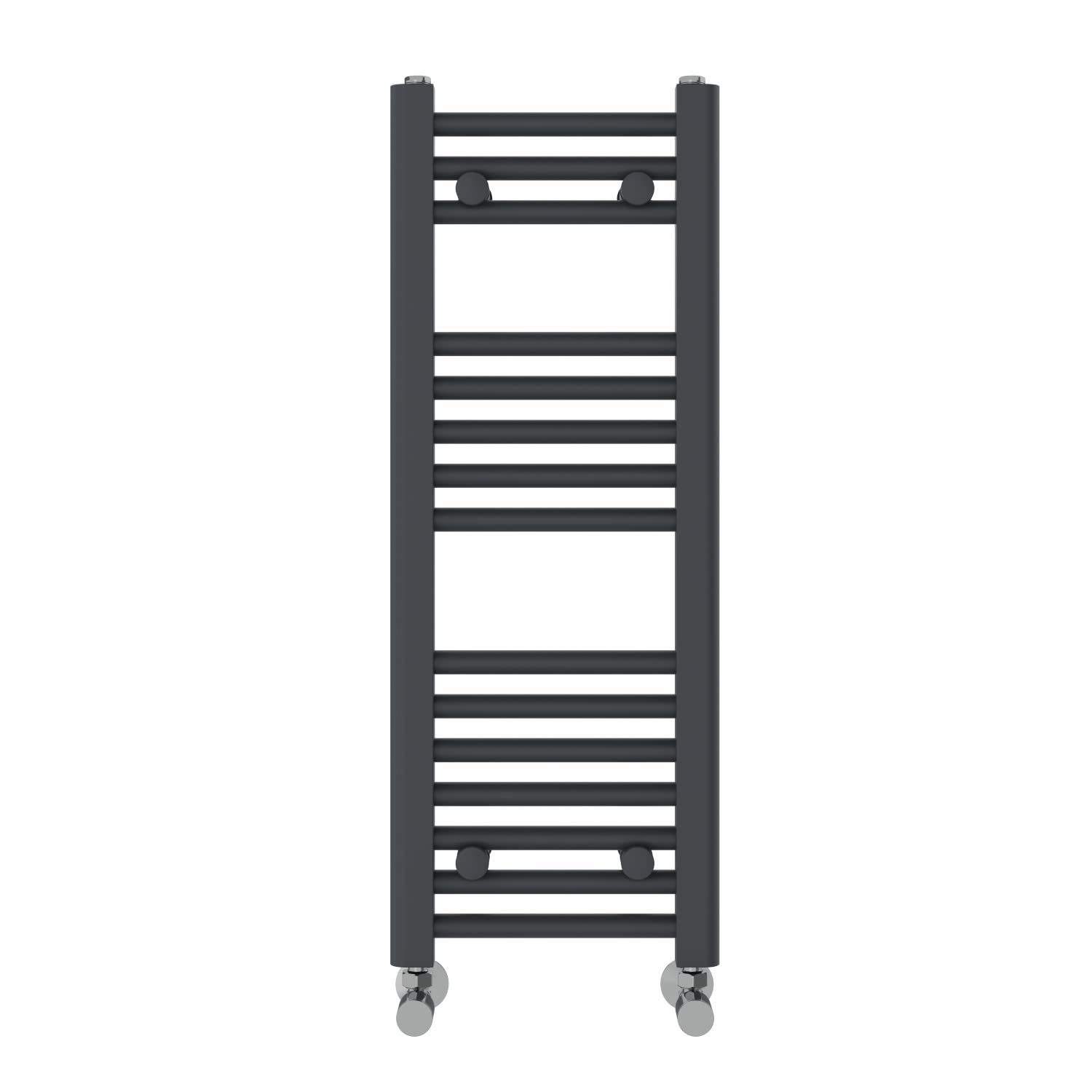 NRG Heated Towel Rail Anthracite Bathroom Straight Ladder Radiator Rad 800×300mm