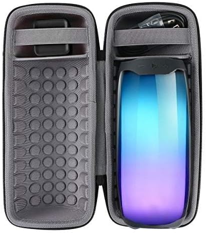 co2CREA Hard Travel Case Replacement for Pulse 4 Waterproof Portable Bluetooth Speaker (Black Case)