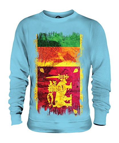Sweat-shirt Sri Lanka grunge pull vintage unisexe homme femme Candymix