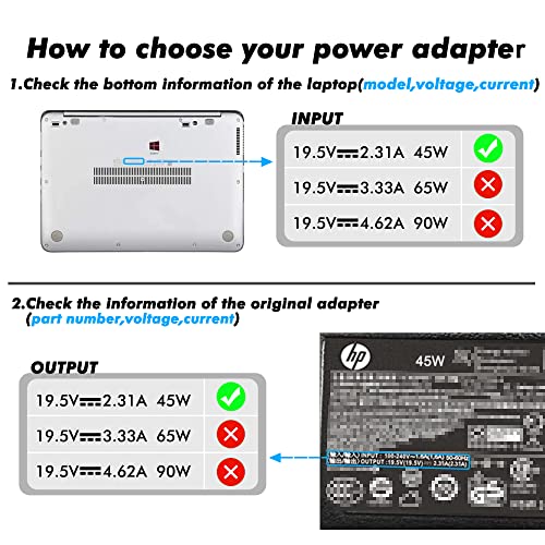 Replacement-45W-HP-Laptop-Charger-195V-231A-Power-Adapter-for-HP-Pavilion-11-13-14-15-Notebook-Power-Supply-with-Cord