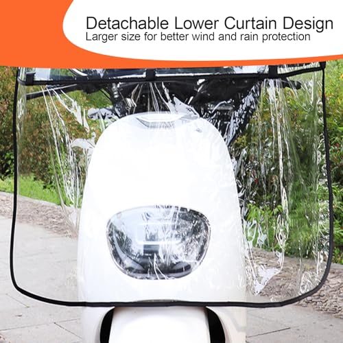 Cubierta para triciclo eléctrico impermeable con lona multicolor sol 2