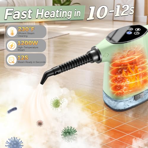 Handheld Steam Cleaner, Portable Steamer for Cleaning with 18PCS Accessories - image 3