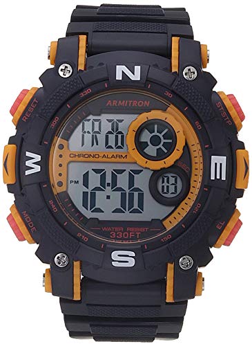 Armitron Sport Men's Digital Chronograph Resin Strap Watch, 40/8284