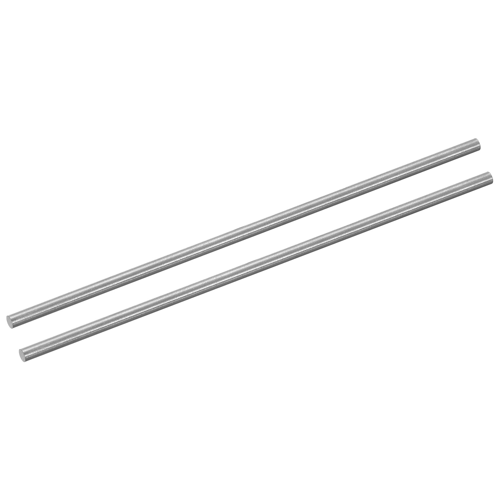 uxcell 2Pcs GR5 Titanium Rod, Dia 2mm 0.07" Length 100mm 3.94" Metal Solid TC4 Titanium Alloy Round Bar Rod Stock for Model Plane Cars Ship DIY Craft