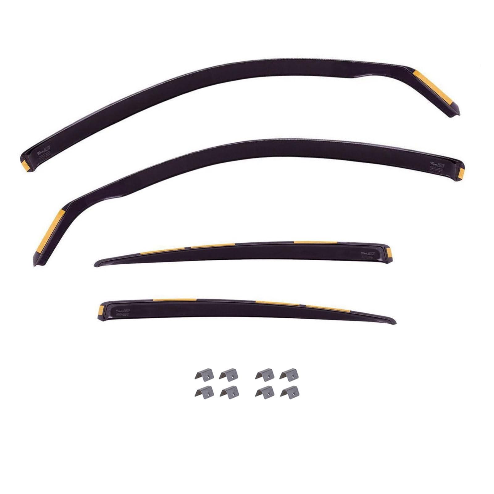 J&J AUTOMOTIVE Derivabrisas para Mazda 6 4 puerta Limusina 2007-2012 4 piezas