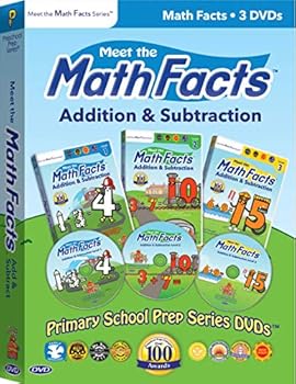 DVD Meet the Math Facts Addition & Subtraction - 3 DVD Boxed Set Book