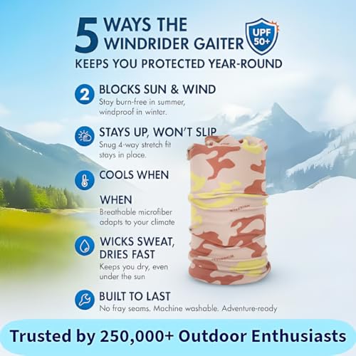 Image of Neck Gaiter for Men & Women - UPF 50+ Sun Protection, Fishing, Cooling