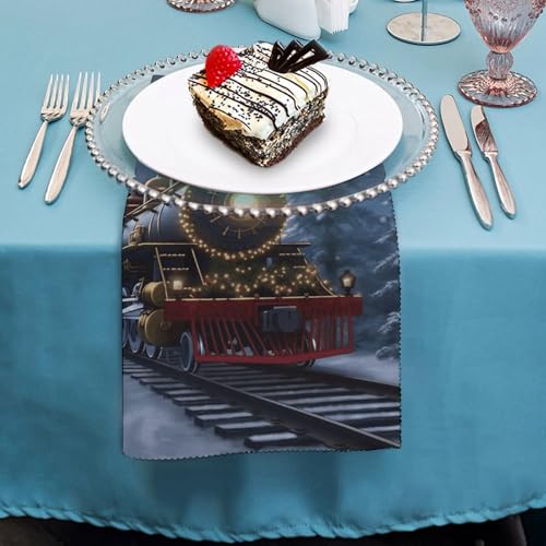Servilletas de Tela Christmas Train 18.7 x 18.7 Pulgadas miniatura 4