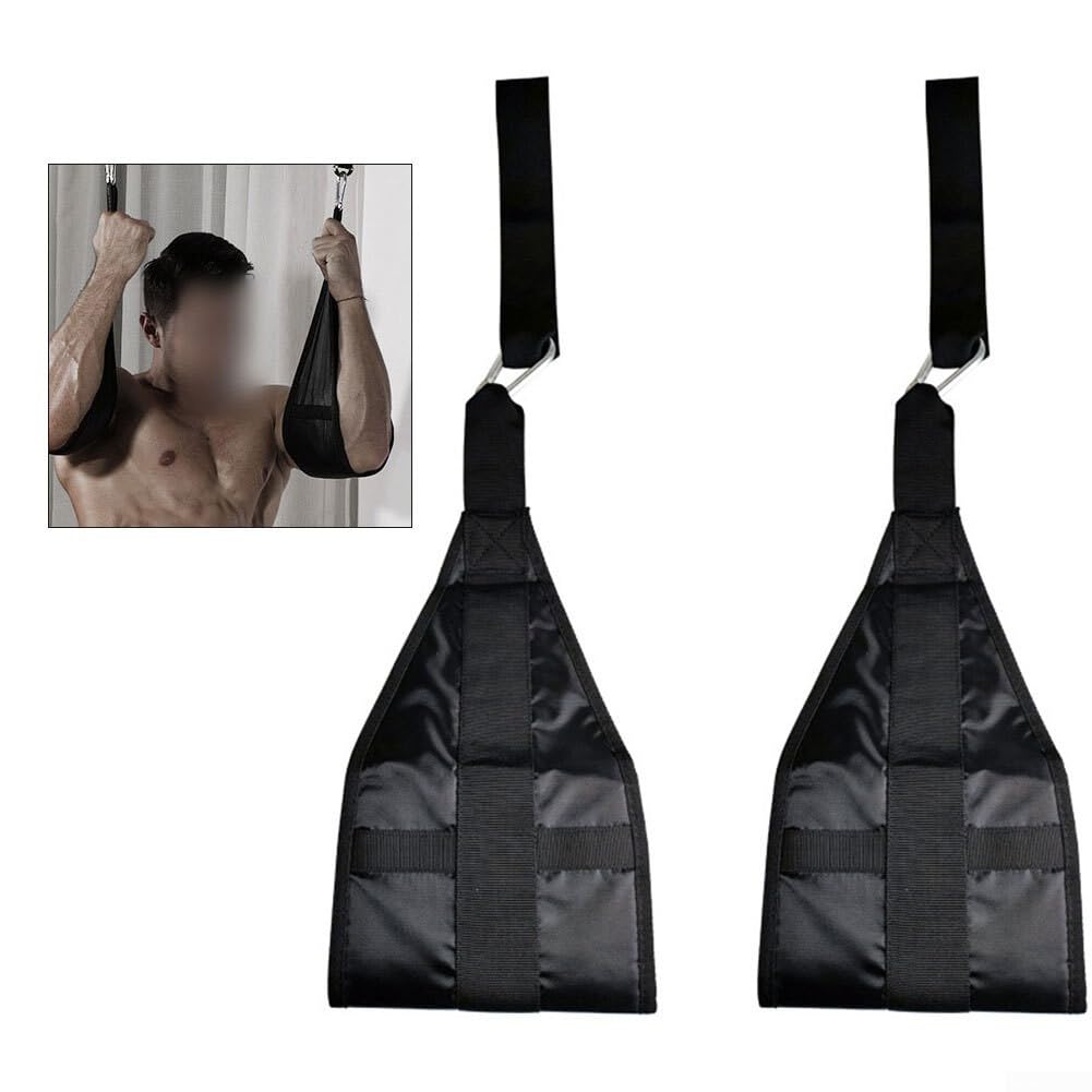 Bauchtrainer, 1 Set hängende Bauchgurte, Klimmzugstange Core Trainingsgürtel, strapazierfähiges Nylon für Beinheben, Heim-Fitnessgeräte für Männer und Frauen
