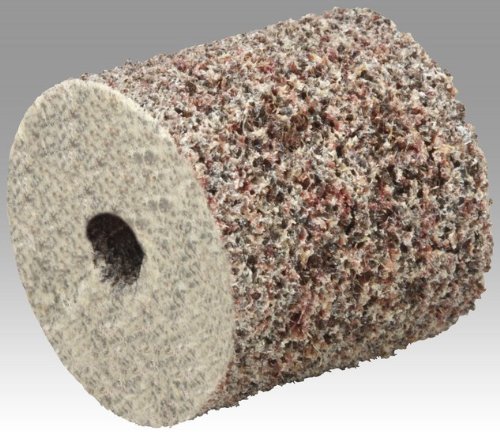 3M Scotch-Brite XL-UW Unitized Aluminum Oxide Medium Deburring Wheel - Medium Grade - Arbor Attachment - 1 in Dia 1/8 in Center Hole - Thickness 1/8 in - 35100 Max RPM - 15517 [PRICE is per WHEEL]