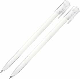 Kit 2 Canetas Gel Branca 0.6mm