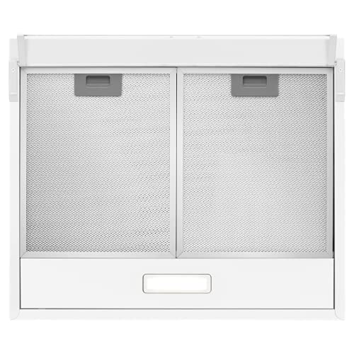 Bomann-DU-6233-Campana-extractora-60cm-recirculacion-de-Aire-o-por-conducto-3-Niveles-Potencia-filtros-extraibles-de-Aluminio-Lavables-Blanca