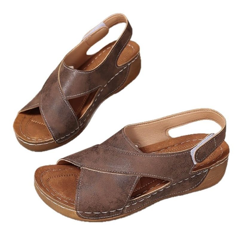 Sandalias con soporte de arco para mujer que alivian el cansancio al caminar en verano 3