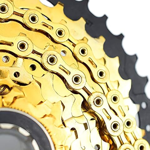 Artwarm Bike Chain 8S 9S 10S 11S Hollow Semi-hollow Bicycle Chain for Mountain Road Bike Cover
