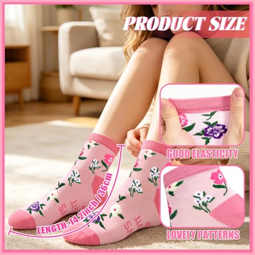 Image of 6 Pairs Ankle Socks for Women Men Novelty Gifts For Women Halloween Christmas Festival Birthday Gift