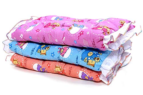 Image of Fareto Cotton 0-6 Months Godari Cradle Bed, Multicolor, Pack of 2