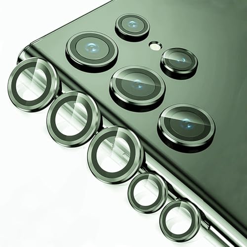 Objectif photo Samsung S23 Ultra protégé en voyage avec ce verre trempé vert